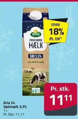 Fleggaard Arla 24 Sødmælk 3,5% tilbud