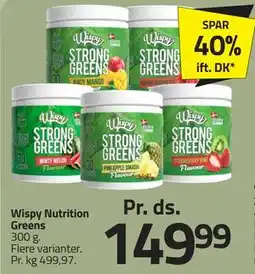 Fleggaard Wispy Nutrition Greens tilbud