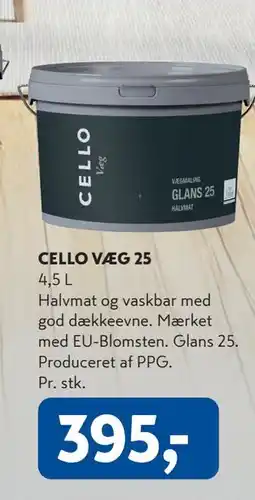 Davidsen CELLO VÆG 25 tilbud