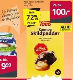 Fleggaard Toms Kæmpe Skildpadder tilbud