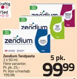 Fleggaard Zendium Tandpasta tilbud