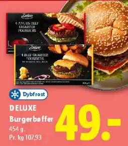 Lidl DELUXE Burgerbøffer tilbud