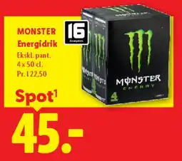 Lidl MONSTER Energidrik (16-pack) tilbud