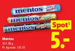 Lidl Mentos tilbud
