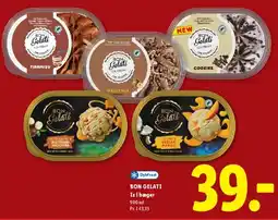 Lidl BON GELATI Is i bæger tilbud