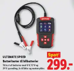 Lidl ULTIMATE SPEED Batteritester til bilbatterier tilbud