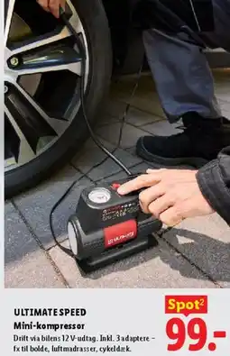 Lidl ULTIMATE SPEED Mini-kompressor tilbud