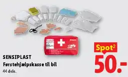 Lidl SENSIPLAST Førstehjælpskasse til bil tilbud