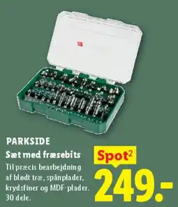 Lidl PARKSIDE Sæt med fræsebits tilbud