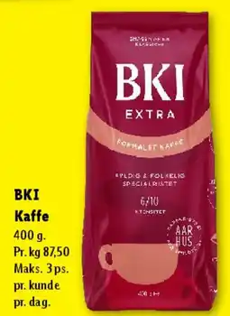 Lidl BKI kaffe (400 g) tilbud