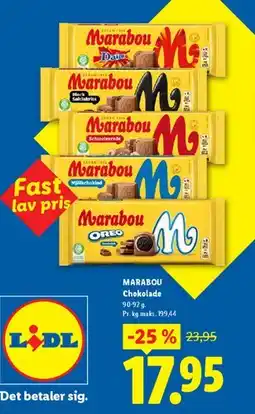 Lidl Marabou Chokolade tilbud