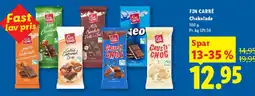 Lidl FIN CARRÉ Chokolade (flere varianter) tilbud