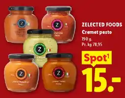 Lidl Zelected Foods Cremet pesto tilbud