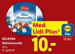 Lidl Milbona Minimozzarella tilbud