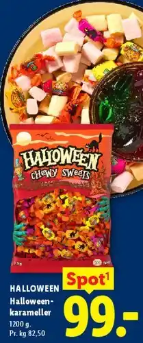 Lidl HALLOWEEN Halloween-karameller tilbud