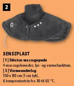 Lidl SENSIPLAST Shiatsu-massagepude tilbud