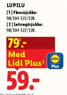 Lidl LUPILU Jakker til børn tilbud