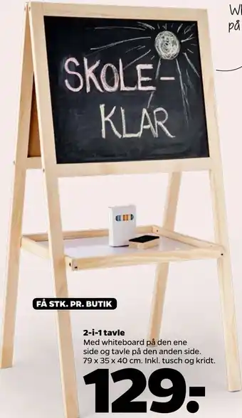 Netto 2-i- 1 Tavle tilbud