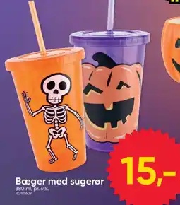 BigDollar Bæger med sugerør tilbud