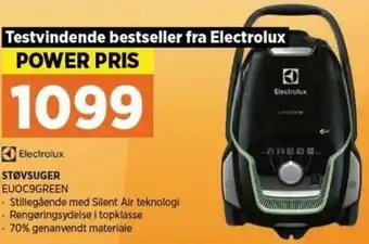 Power Støvsuger EUOC9GREEN tilbud