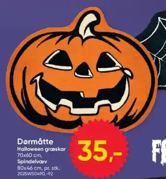 Dormatte Halloween græskar