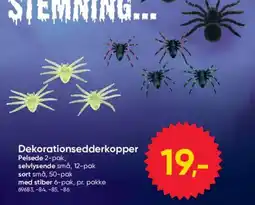 BigDollar Dekorationsedderkopper tilbud
