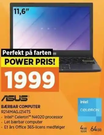 Power Bærbar Computer R214MAGJ214TS tilbud