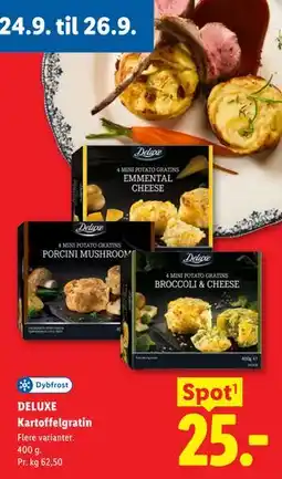Lidl DELUXE Kartoffelgratin tilbud