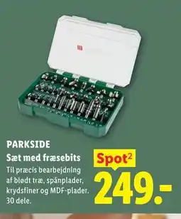 Lidl PARKSIDE Sæt med fræsebits tilbud