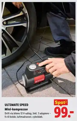 Lidl ULTIMATE SPEED Mini-kompressor tilbud