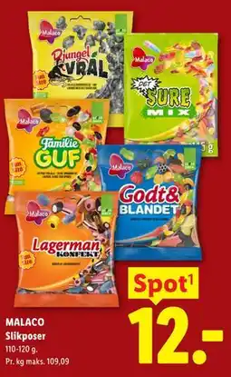 Lidl MALACO Slikposer tilbud