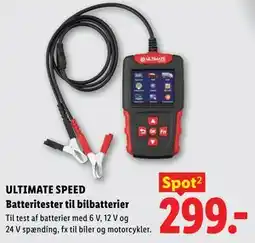 Lidl ULTIMATE SPEED Batteritester til bilbatterier tilbud