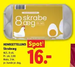 Lidl HENRIETTELUND Skrabeæg tilbud