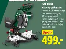 Lidl PARKSIDE Kap- og geringssav tilbud