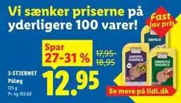 Lidl 3-STJERNET Pålæg tilbud