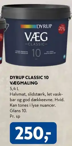 Davidsen DYRUP CLASSIC 10 VÆGMALING tilbud