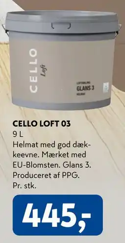 Davidsen CELLO LOFT 03 tilbud