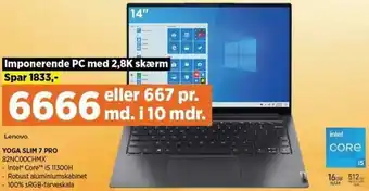 Power Yoga Slim 7 Pro 82NC00CHMX tilbud