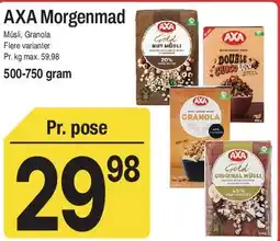 ABC Lavpris AXA Morgenmad tilbud