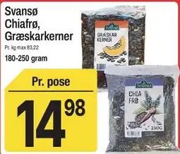 ABC Lavpris Svansø Chiafrø, Græskarkerner tilbud