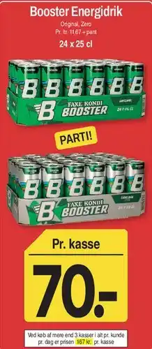 ABC Lavpris Booster Energidrik tilbud