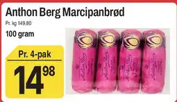 ABC Lavpris Anthon Berg Marcipanbrød tilbud