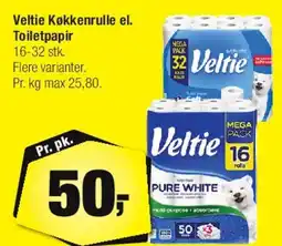 Calle Veltie Toiletpapir / Køkkenrulle tilbud