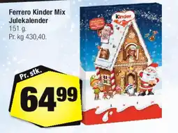 Calle Ferrero Kinder Mix Julekalender tilbud