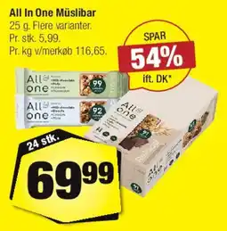 Calle All In One Müslibar tilbud