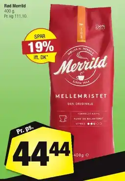 Calle Merrild Mellemristet (Rød Merrild) tilbud