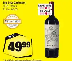 Calle Big Boys Zinfandel tilbud