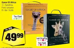Calle Game of Africa tilbud
