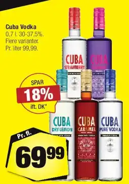 Calle Cuba Vodka 0.7 l tilbud