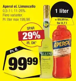 Calle Aperol / Limoncello tilbud